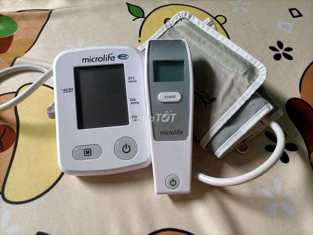 Máy đo huyết áp Microlife và máy đo nhiệt độ. Mua bán Nội thất, đồ gia dụng khác tại Thành phố Bến Tre Bến Tre được đăng bởi PhucAn Nguyen Vo hình 1