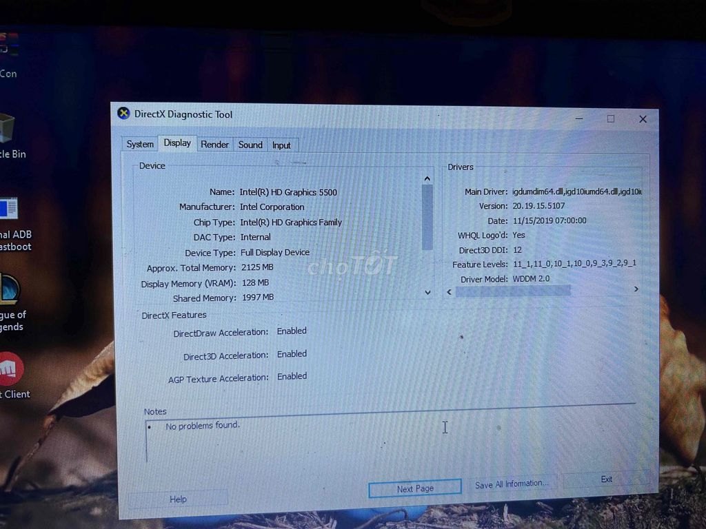 ASUS X555LF i5-5200U 8GB/3080MB. Mua bán Laptop tại Quận Hai Bà Trưng Hà Nội được đăng bởi Hoàng Khánh Linh  hình 1