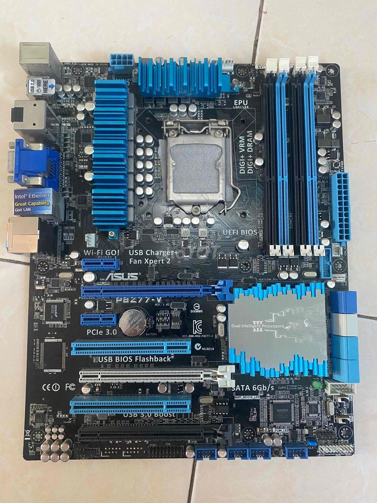 Bo mạch chủ ASUS Z77 H67 H77. Mua bán Linh kiện (RAM, Card...) tại Thành Phố Đồng Hới Quảng Bình được đăng bởi Minh Đức hình 1