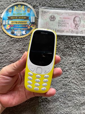 Nokia 3310 vàng 2 sim chính hãng đẹp 98%