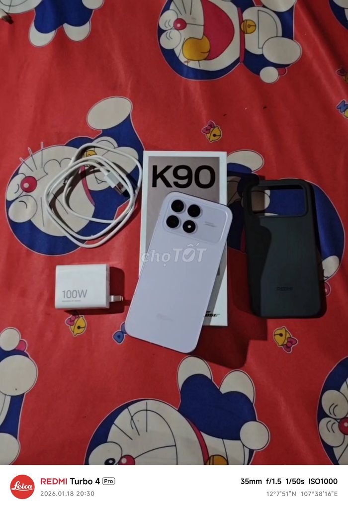 Xiaomi Redmi K90 256GB Tím 99%. Mua bán Điện thoại tại Huyện Đắk Song Đắk Nông được đăng bởi Scamok Top1 hình 1