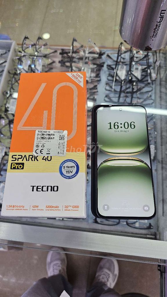 Tecno Spark 40 Pro 128GB Đen Mới. Mua bán Điện thoại tại Quận Lê Chân Hải Phòng được đăng bởi quang lâm hình 1