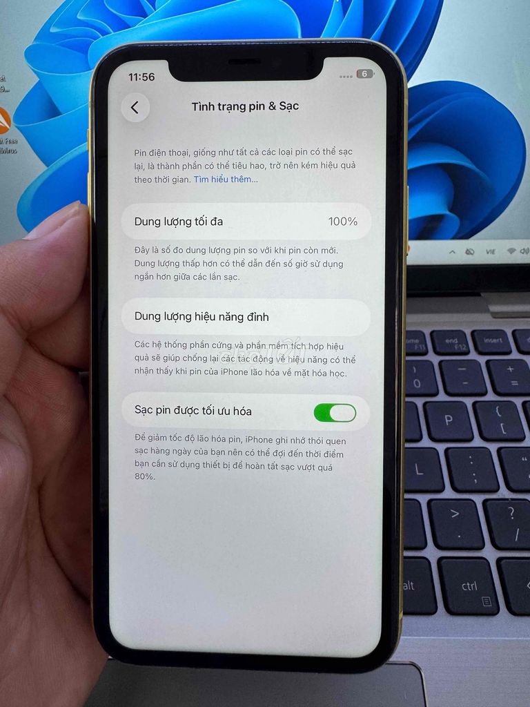 Apple iPhone 11 128GB Vàng 99%. Mua bán Điện thoại tại Quận 6 Tp Hồ Chí Minh được đăng bởi QUỐC THIÊN BÁN GÓP 0 ĐỒNG  hình 1