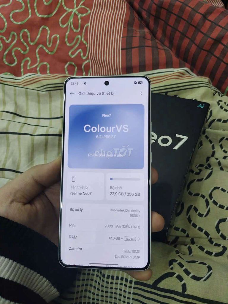 Realme Neo 7 bán hoặc gl. Mua bán Điện thoại tại Quận Hoàng Mai Hà Nội được đăng bởi Jacking Son hình 1