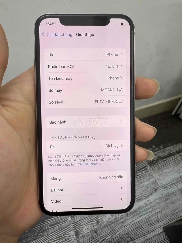 Apple iPhone X 64GB Bạc. Mua bán Điện thoại tại Quận Cầu Giấy Hà Nội được đăng bởi hâufnguyễn hình 1