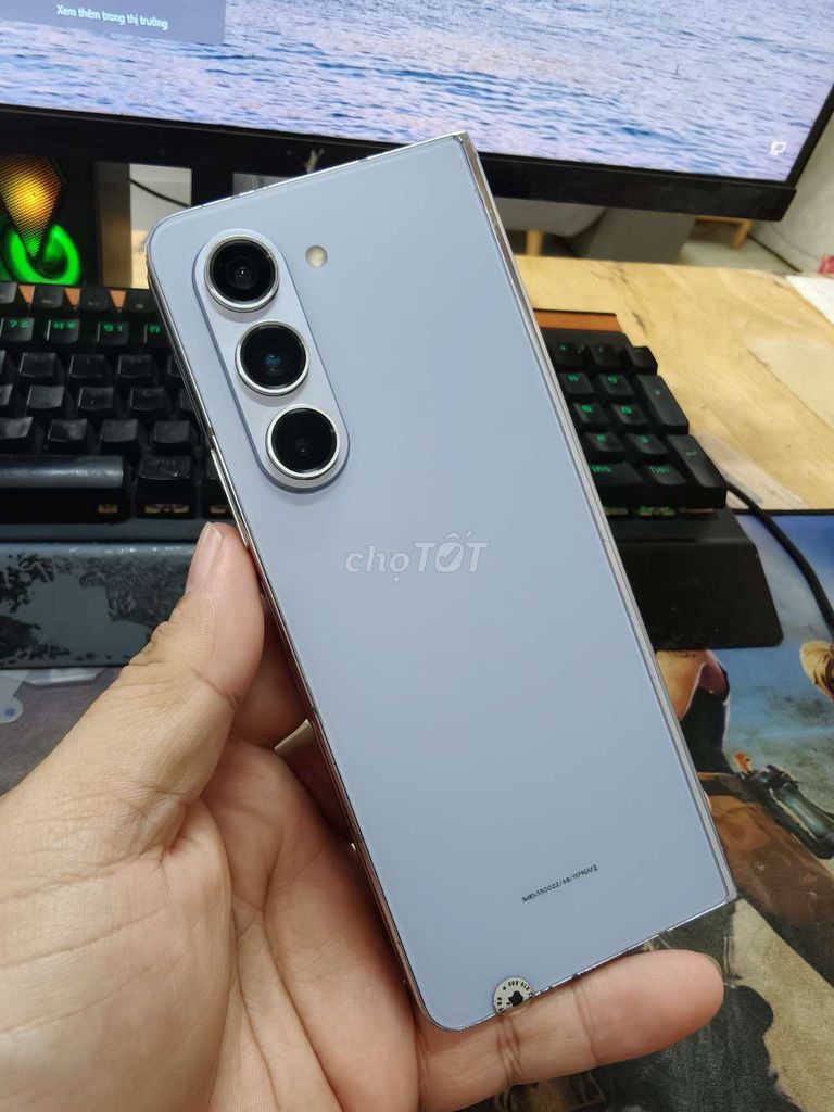 Samsung Z Fold 5 Tím 256GB 12GB Snap 8 Gen 2. Mua bán Điện thoại tại Thành phố Buôn Ma Thuột Đắk Lắk được đăng bởi Phúc Khang Mobile hình 1
