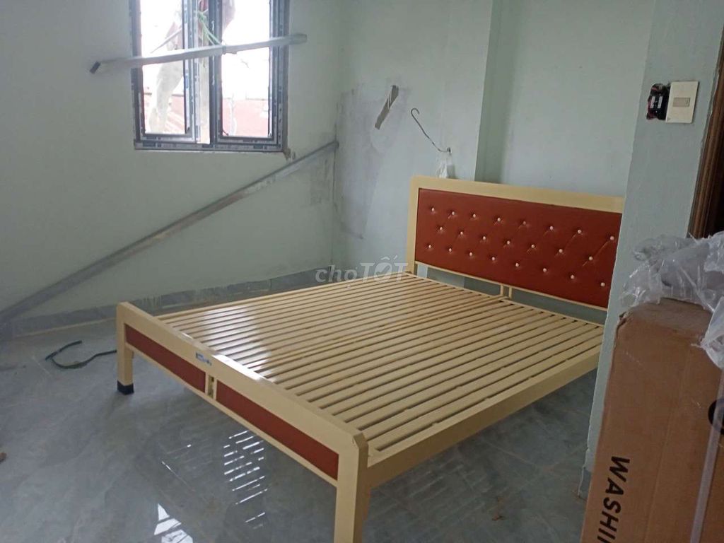 Ráp giường sắt hộp 1m8 Hoà An. Mua bán Giường, chăn ga gối nệm tại Quận Hải Châu Đà Nẵng được đăng bởi UY TÍN hình 1