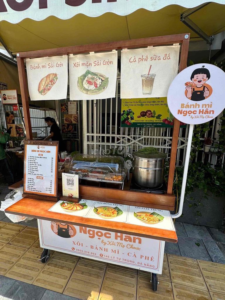 Xe đẩy bán hàng khung sắt 1m2. Mua bán Đồ chuyên dụng, Giống nuôi trồng tại Quận Hải Châu Đà Nẵng được đăng bởi Quynh Su hình 1