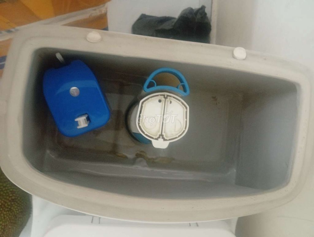 bồn cầu 1 khối men sáng đẹp