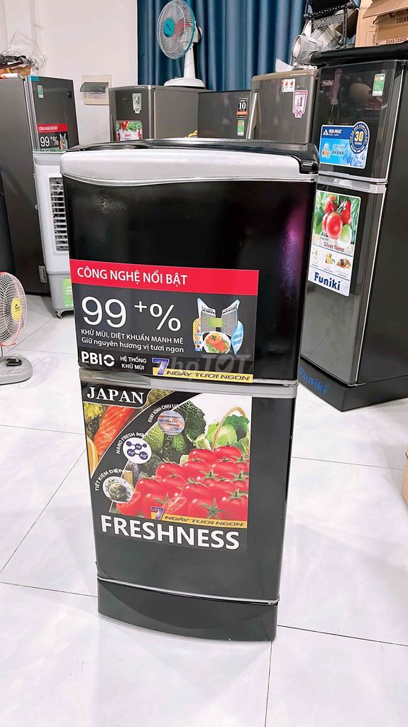 Tủ lạnh Sanyo 120L Đen. Mua bán Tủ lạnh tại Quận Cẩm Lệ Đà Nẵng được đăng bởi cường ng hình 1