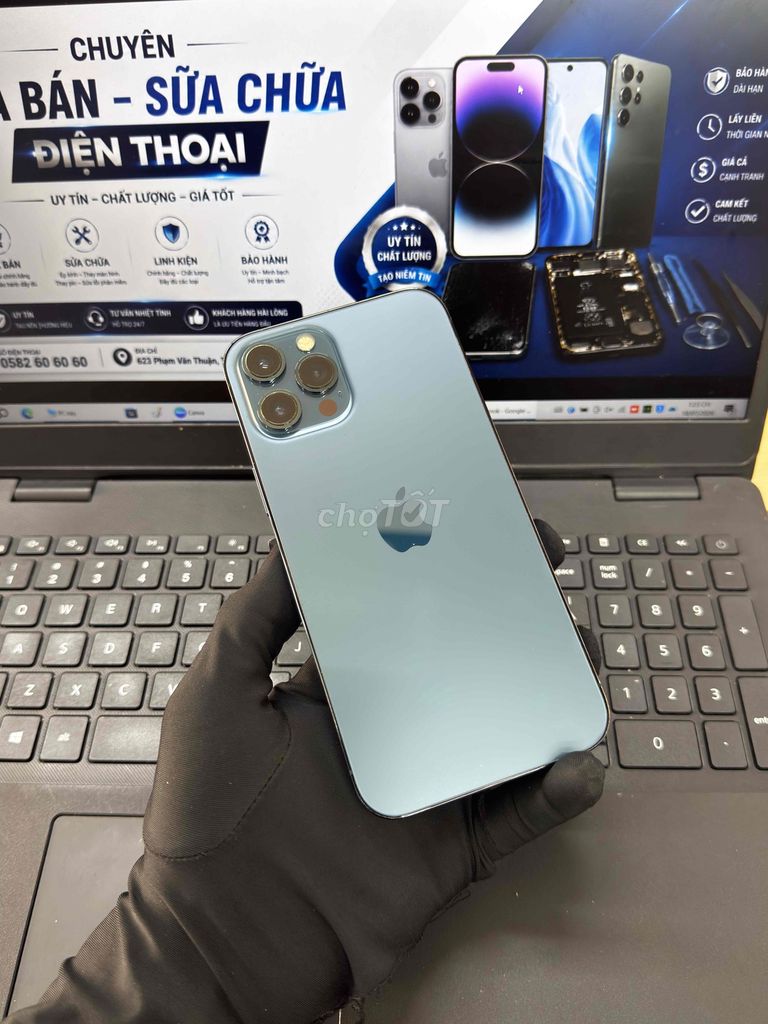 iPhone 12ProMax 512GB MÁY QUỐC TẾ ZIN NGUYÊN BẢN. Mua bán Điện thoại tại Thành phố Biên Hòa Đồng Nai được đăng bởi DT MOBILE BIÊN HOÀ hình 1