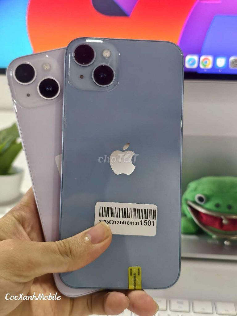 iPhone 14 Plus 128GB 2 Sim vật lý, zin áp đẹp 99%. Mua bán Điện thoại tại Quận Liên Chiểu Đà Nẵng được đăng bởi Minh Hiệp CócXanhMobile hình 1