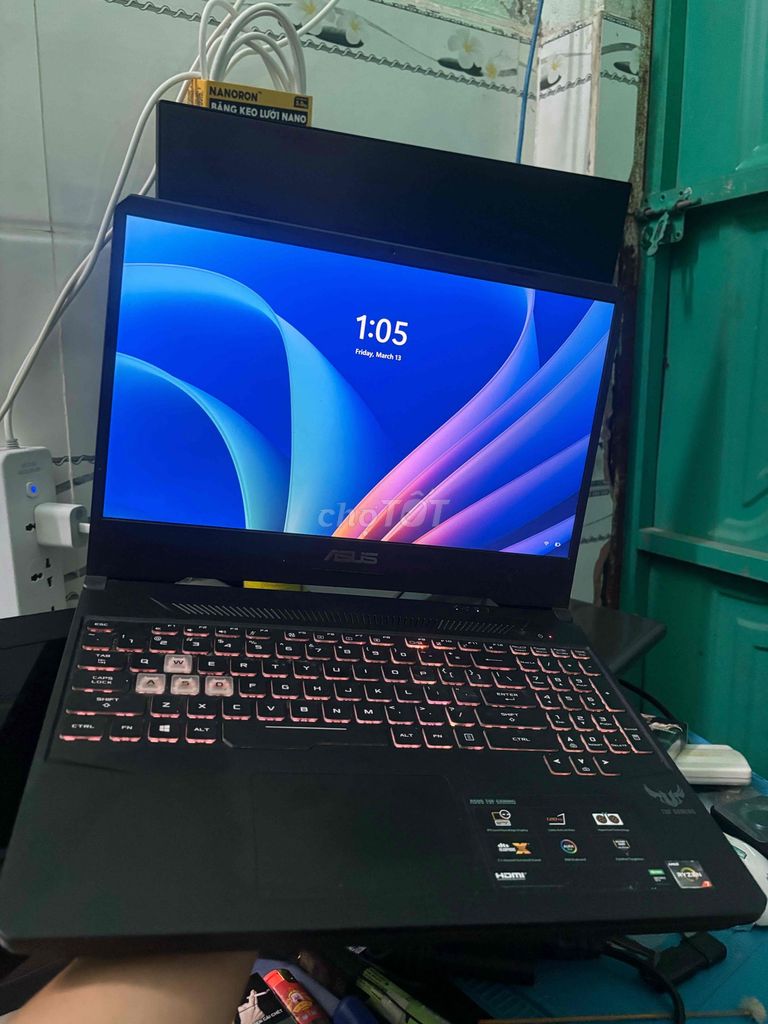 Asus Tuf Gaming R7-3750H/8GB/512GB/1650 4GB. Mua bán Laptop tại Huyện Củ Chi Tp Hồ Chí Minh được đăng bởi LAPTOP TRẦN GIA PHÁT hình 1
