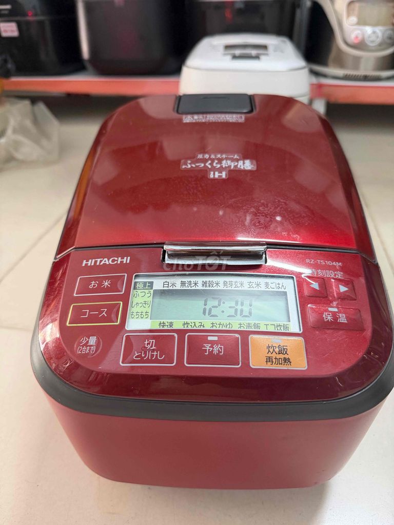 Nồi cơm điện Hitachi RZ-TS104M 1 lít Đỏ. Mua bán Bếp, lò, đồ điện nhà bếp tại Thành phố Biên Hòa Đồng Nai được đăng bởi Bùi Quang Dũng hình 1