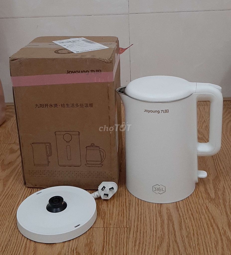 Ấm siêu tốc Joyoung Trắng Mới. Mua bán Bếp, lò, đồ điện nhà bếp tại Huyện Thanh Trì Hà Nội được đăng bởi Nguyễn Thị Hạnh hình 1