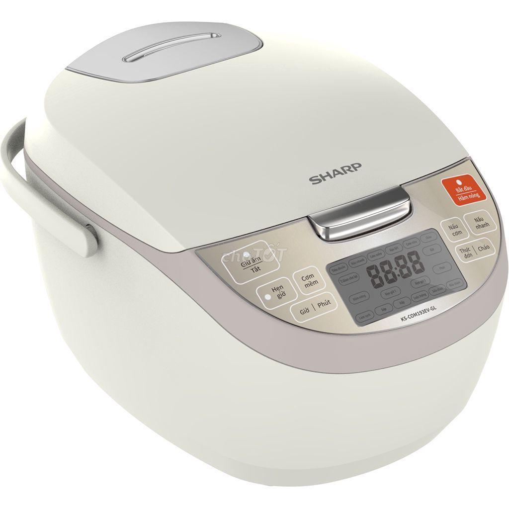 Nồi cơm điện tử Sharp 1.8 lít KS-COM193EV-GL. Mua bán Bếp, lò, đồ điện nhà bếp tại Quận Hoàng Mai Hà Nội được đăng bởi Bùi Huệ  hình 1