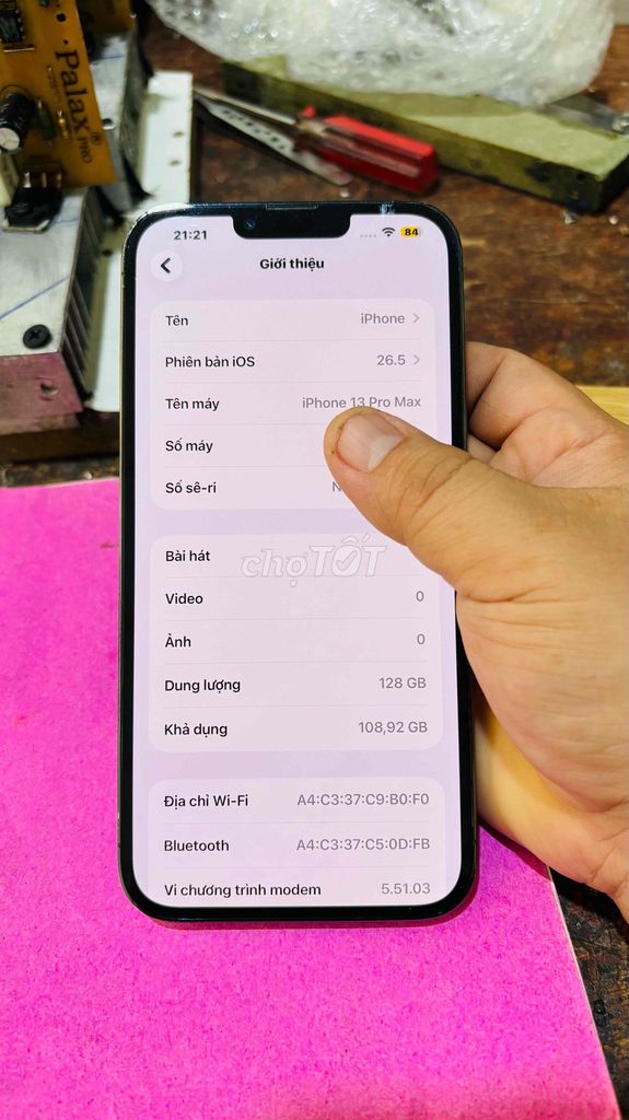 iPhone 13 Pro Max 128GB Xanh. Mua bán Điện thoại tại Huyện Mỏ Cày Nam Bến Tre được đăng bởi Trâm hình 1