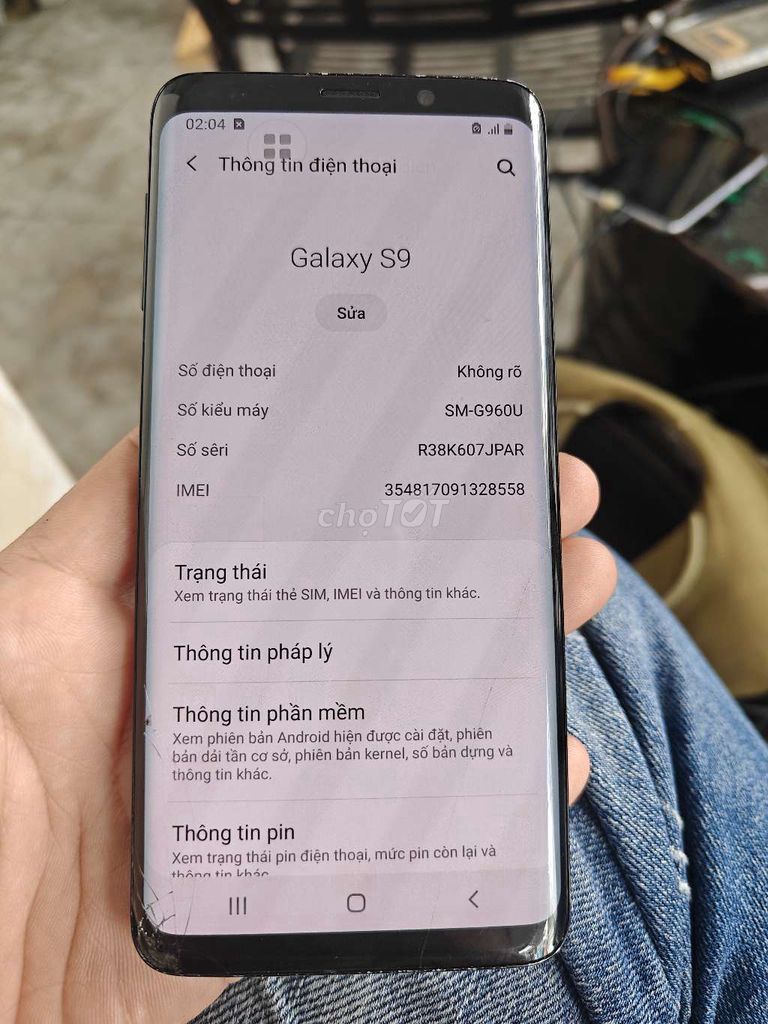 Samsung Galaxy S9 64GB Đen. Mua bán Điện thoại tại Quận 6 Tp Hồ Chí Minh được đăng bởi Thiên phúc hình 1