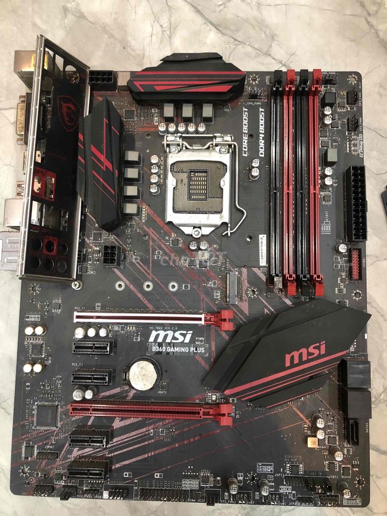 main MSI B360 GAMING PLUS bị dập sk