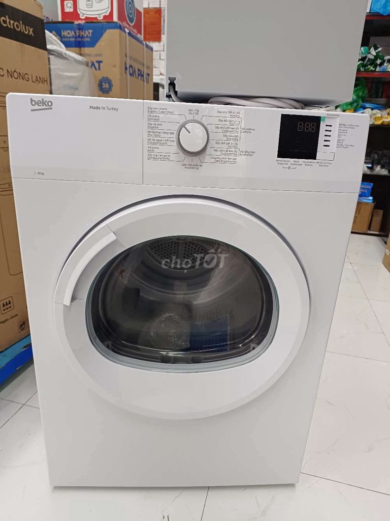 MÁY SẤY BEKO 8KG TRƯNG BÀY BẢO HÀNH 1 NĂM