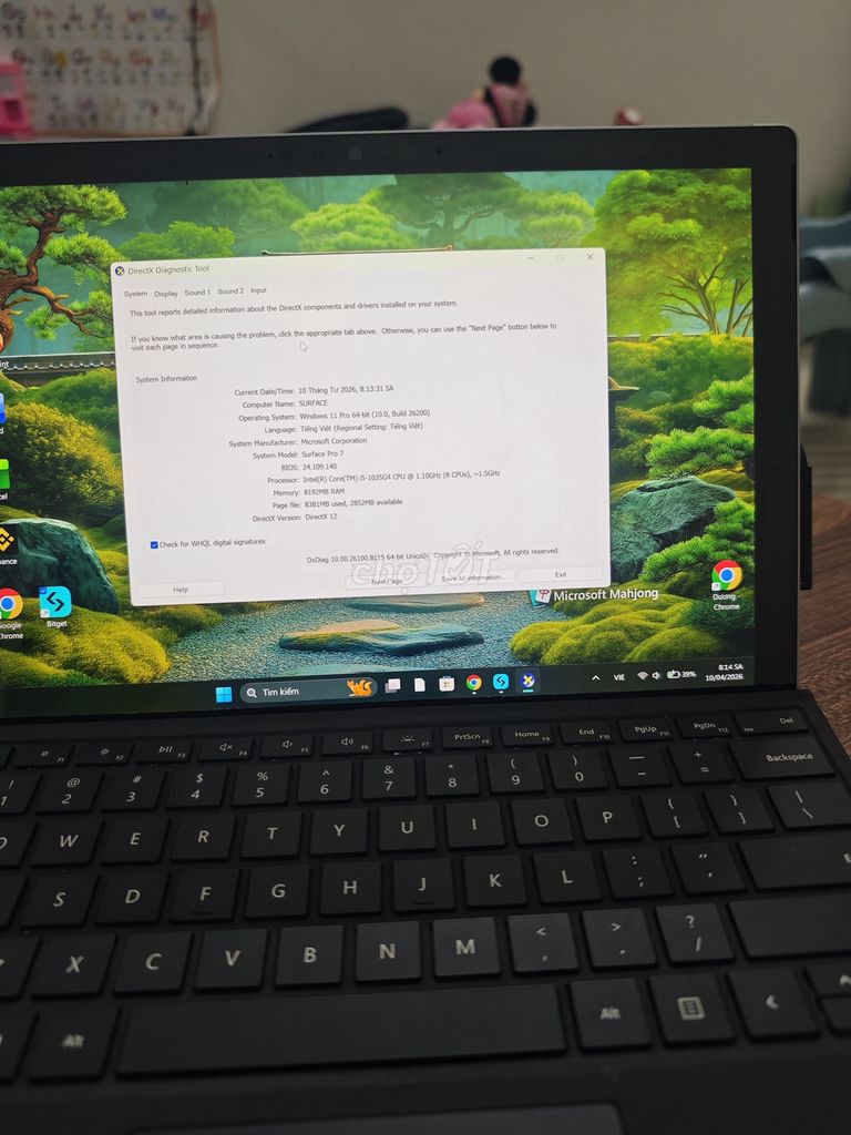 Microsoft surface pro 7 bản 8-128G ( 90%). Mua bán Laptop tại Huyện Thanh Trì Hà Nội được đăng bởi Dương hình 1