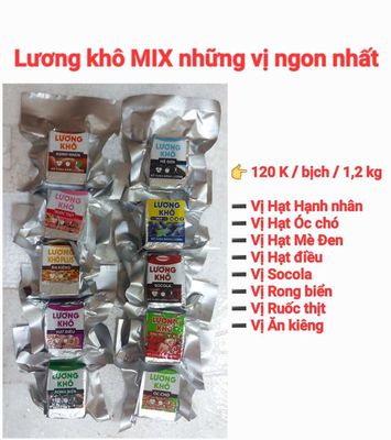Lương khô MIX những vị ngon nhất. Mua bán Đồ ăn, thực phẩm và các loại khác tại Huyện Củ Chi Tp Hồ Chí Minh được đăng bởi Nguyễn thế huy