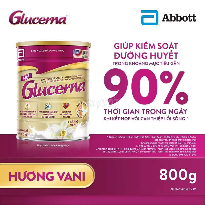 Sữa bột Glucerna Vani 800g. Mua bán Đồ ăn, thực phẩm và các loại khác tại Quận 10 Tp Hồ Chí Minh được đăng bởi Nhi hình 1