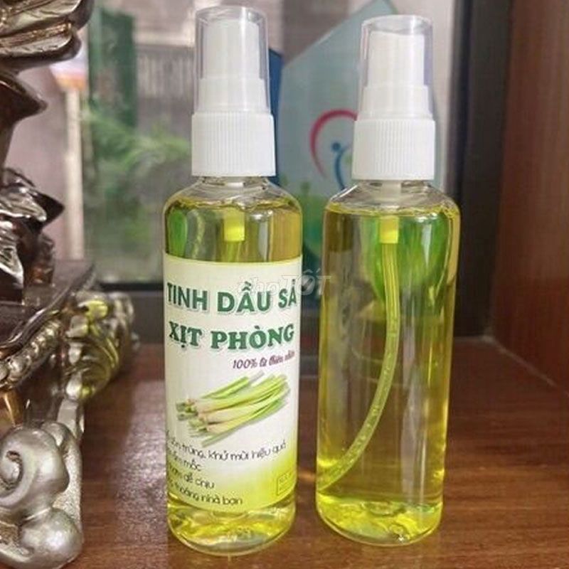 CHAI XỊT PHÒNG KHỬ MÙI TINH DẦU SẢ 100ML