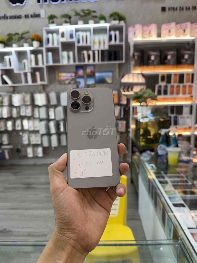Iphone 15 ProMax 512gb full zin nguyên bản 100%. Mua bán Điện thoại tại Quận Hải Châu Đà Nẵng được đăng bởi Hoàng Táo 273 Nguyễn Hoàng Đà Nẵng hình 1