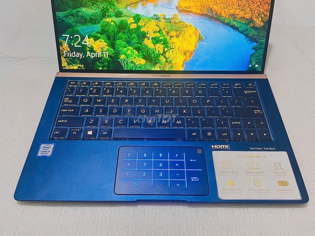 ASUS ZENBOOK UX333FA - I5 8265U - RAM 8G -SSD 256G. Mua bán Laptop tại Thành phố Thủ Đức Tp Hồ Chí Minh được đăng bởi LAPTOP PHẠM NGUYỄN hình 5
