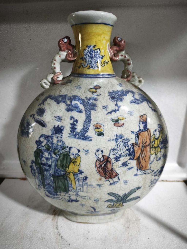 Bình Phước Lộc Thọ 38cm. Mua bán Đồ sưu tầm, đồ cổ tại Quận 10 Tp Hồ Chí Minh được đăng bởi Mỹ Phương Lê hình 1
