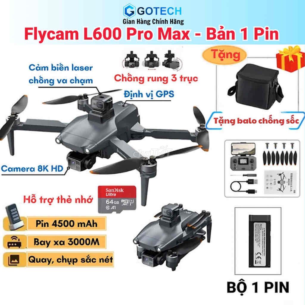 Flycam L600 Pro Max GPS Tự Bay Về, Plycam mini Cam