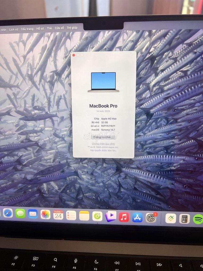 Cần bán macbook pro m2 max