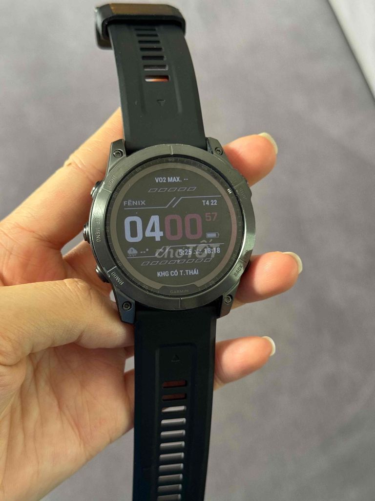 Garmin Fenix 7X Sapphire Solar Titanium Đen 51mm. Mua bán Thiết bị đeo thông minh tại Quận Hai Bà Trưng Hà Nội được đăng bởi Quỳnh Như hình 1