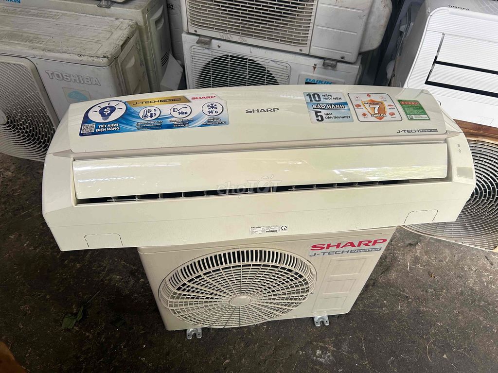 Máy lạnh Sharp inverter 1.0 HP R32  zin nguyên!. Mua bán Máy lạnh, điều hoà tại Quận Bình Tân Tp Hồ Chí Minh được đăng bởi Điện Lạnh Điện Biên hình 1