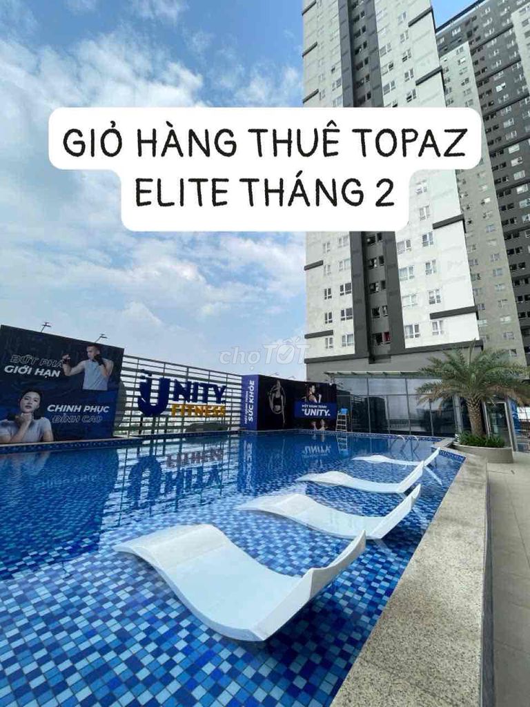 CHO THUÊ TOPAZ ELITE TRONG THÁNG 2 CĂN 2 Phòng ngủ, 3 phòng ngủ