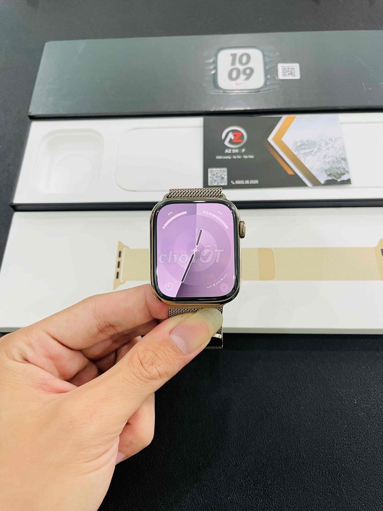 Apple Watch s7/45 thép gold ESIM