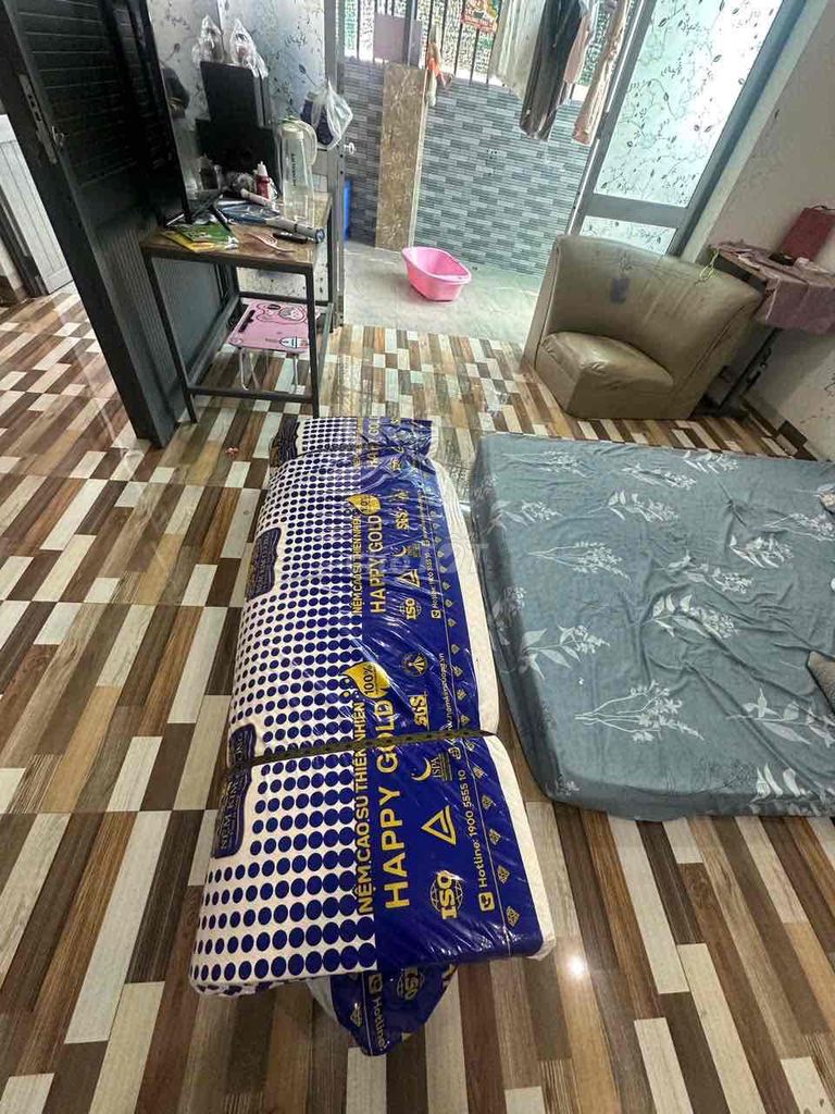 Nệm Kim Cương Happy Gold Cao su thiên nhiên. Mua bán Giường, chăn ga gối nệm tại Thành phố Mỹ Tho Tiền Giang được đăng bởi NỆM GIÁ KHO MỸ THO hình 1