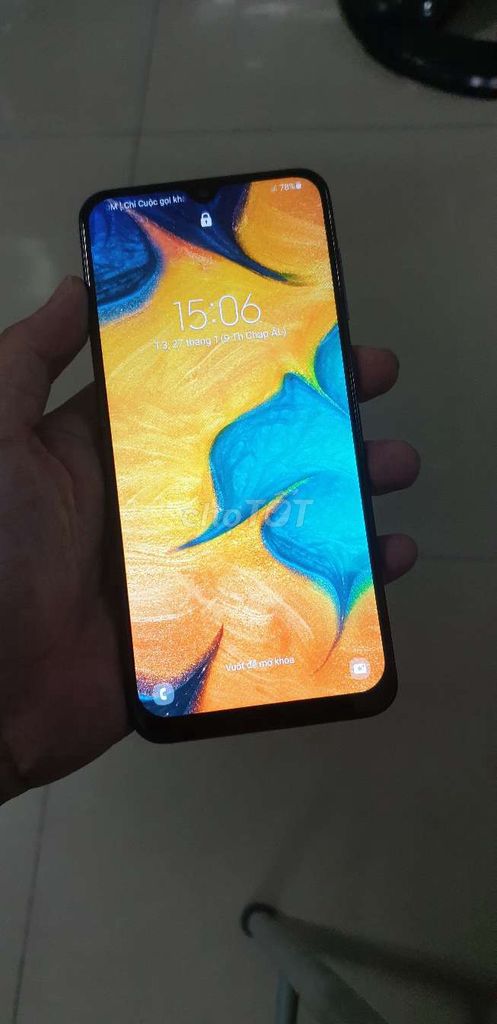 Samsung A30 pin lên đến 4000mAh, 2 sim ạ. Mua bán Điện thoại tại Quận Tân Bình Tp Hồ Chí Minh được đăng bởi Trần Gia Bảo hình 1