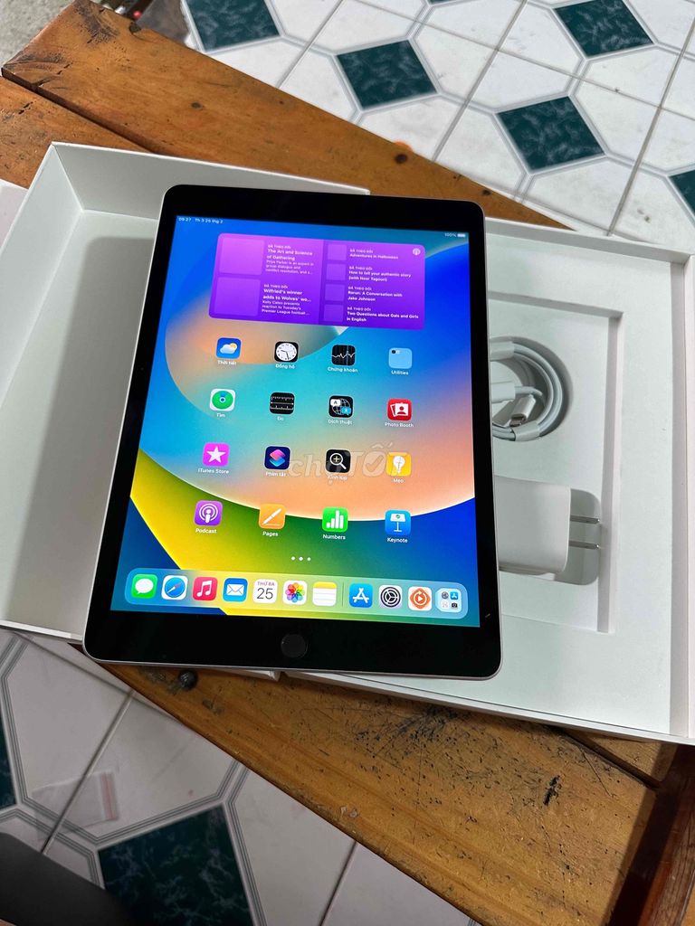 IPad Gen 9 Wifi 64G Full Box Like New Pin 100%