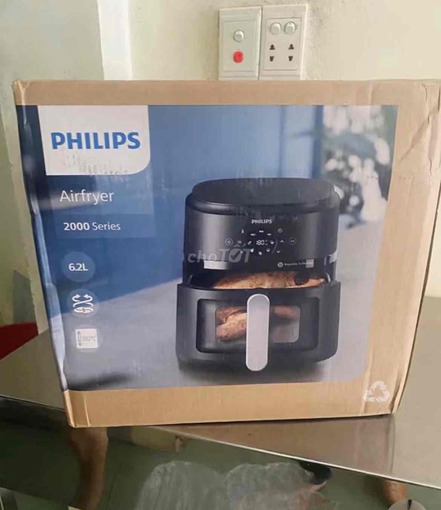 Nồi chiên không dầu Philips 6,2l mới chưa sử dụng. Mua bán Bếp, lò, đồ điện nhà bếp tại Quận Thanh Xuân Hà Nội được đăng bởi Phạm Minh Sang hình 1