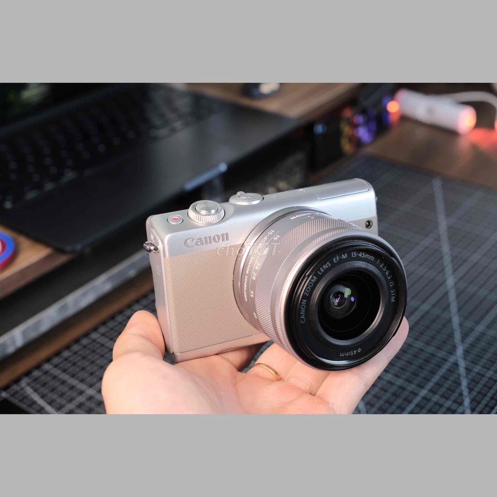 Máy ảnh Canon M100 kèm lens kit. Mua bán Máy ảnh, Máy quay tại Huyện Thống Nhất Đồng Nai được đăng bởi Babybun hình 1