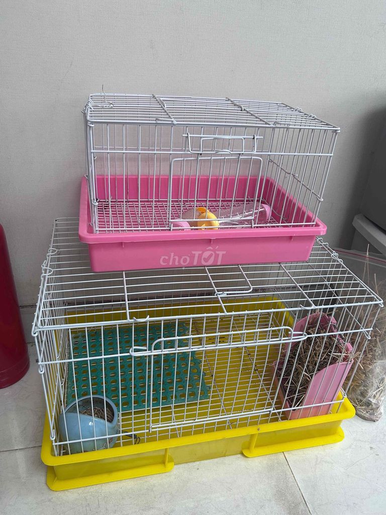 2 lồng và phụ kiện nuôi bọ ú, thỏ. Mua bán Phụ kiện, Thức ăn, Dịch vụ tại Quận Phú Nhuận Tp Hồ Chí Minh được đăng bởi Trương Mẫn Nhi hình 2