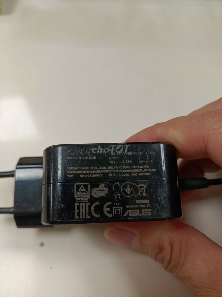 Thanh lý Sạc laptop Asus 19V 2.37A- W16-045N3B. Mua bán Phụ kiện (Màn hình, Chuột...) tại Quận Hoàn Kiếm Hà Nội được đăng bởi Mr. Cao hình 1