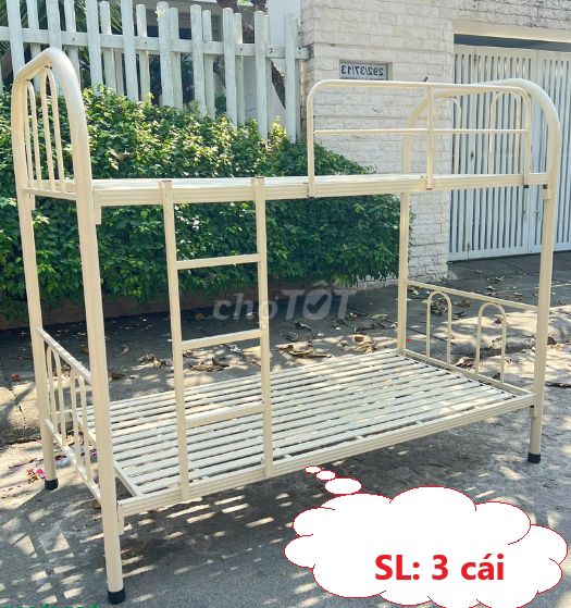 Giường sắt 2 tầng, giường tầng sắt phòng trọ