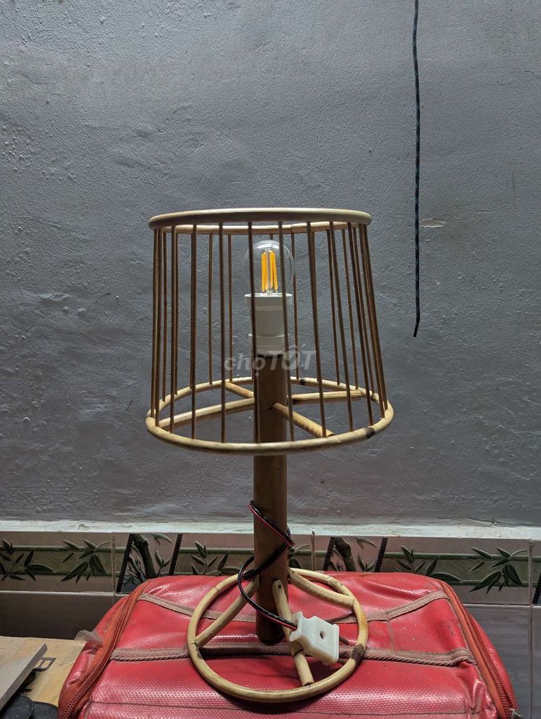 Đèn bàn Mây tre Vàng nhạt 50cm. Mua bán Đèn tại Huyện Bình Chánh Tp Hồ Chí Minh được đăng bởi Nguyễn trung nghĩa hình 1