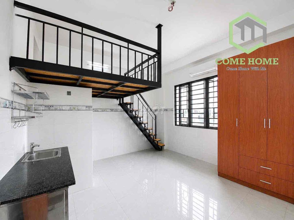 PHÒNG GÁC CỬA SỔ TRỜI - THANG MÁY GẦN ĐH VĂN HIẾN, ĐH CÔNG THƯƠNG