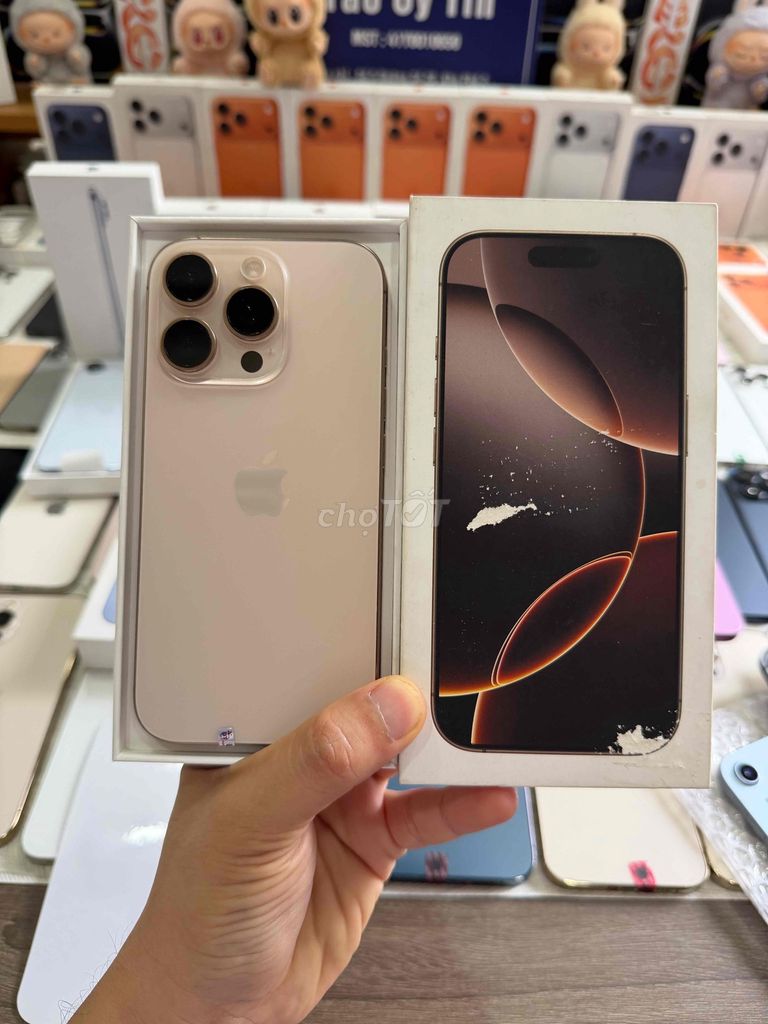 iPhone 16 Pro 128GB Vàng Gold P100 Sạc80Lần Zin áp. Mua bán Điện thoại tại Thành phố Thủ Đức Tp Hồ Chí Minh được đăng bởi Táo Uy Tín Chuyên Cung Cấp Sỉ Và Lẻ Tuyển Công Tác Viên hình 1