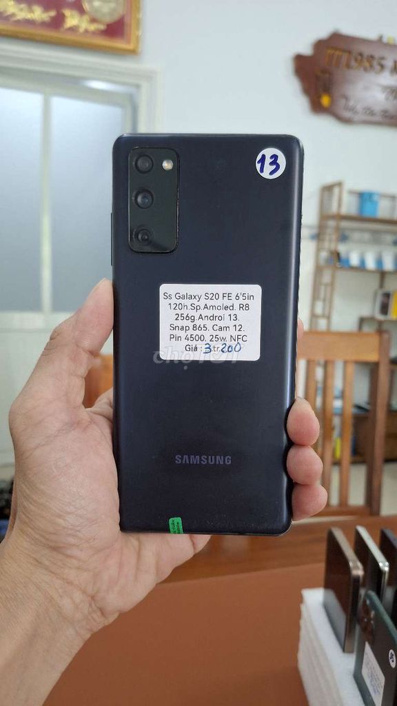 Samsung Galaxy S20 FE 256GB Đen. Mua bán Điện thoại tại Thành phố Thủ Dầu Một Bình Dương được đăng bởi TTMobileBD hình 1