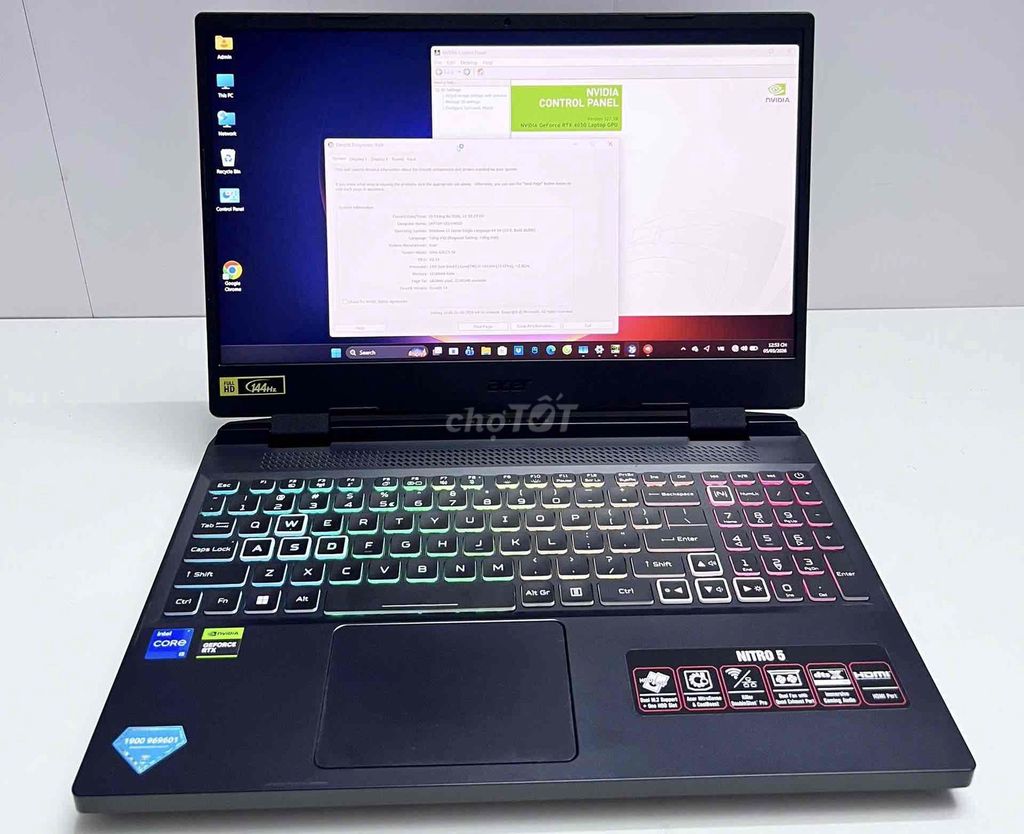 Acer Nitro 5 i5-12450H, RTX 4050 6GB - BHH 2027. Mua bán Laptop tại Quận Đống Đa Hà Nội được đăng bởi Junioor Computer hình 1